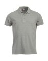 Heren Polo Clique Classic Lincoln 028244 Grijs Melange